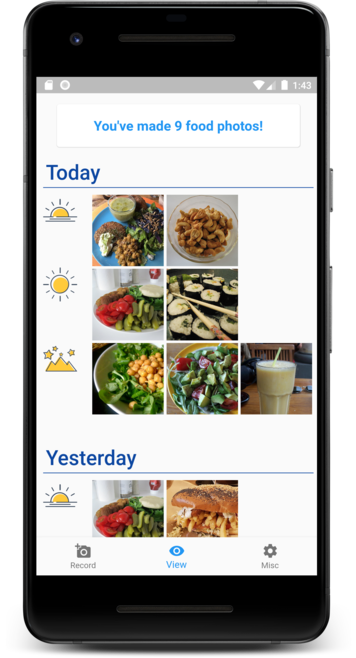 Gallery app screenshot